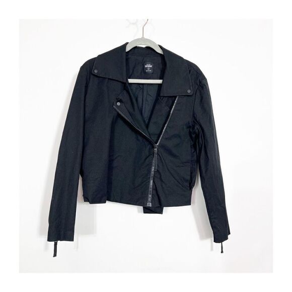 Kate Spade Saturday Jackets & Blazers - Kate Spade Saturday Black Moto Style Jacket Women's Size Small